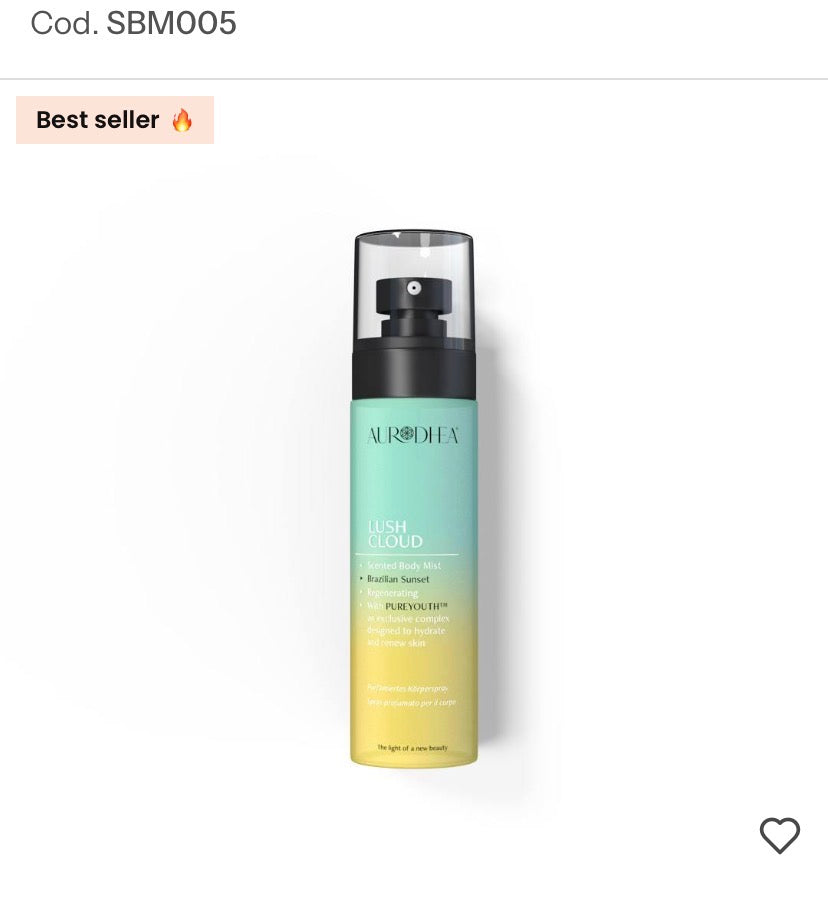LUSH CLOUD Brazilian Sunset - Brume parfumée corps
100 mL | Avec le complexe exclusif PUREYOUTH™ Product vendor