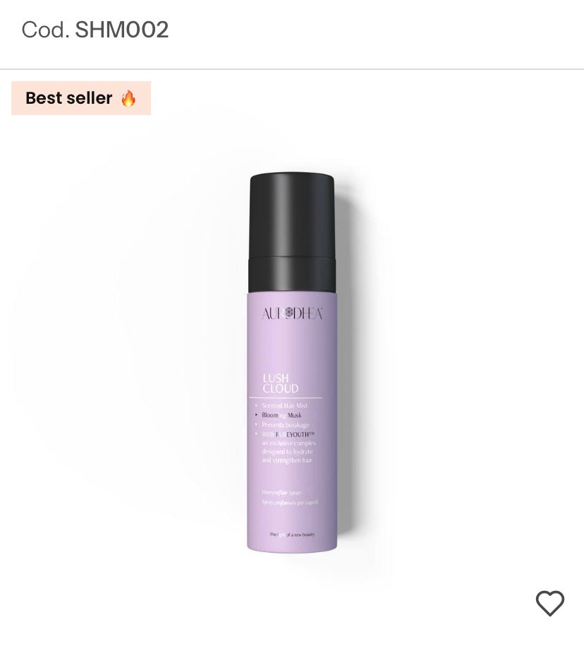 LUSH CLOUD Blooming Musk - Brume parfumée cheveux
100 mL | Avec le complexe exclusif PUREYOUTH™ Product vendor