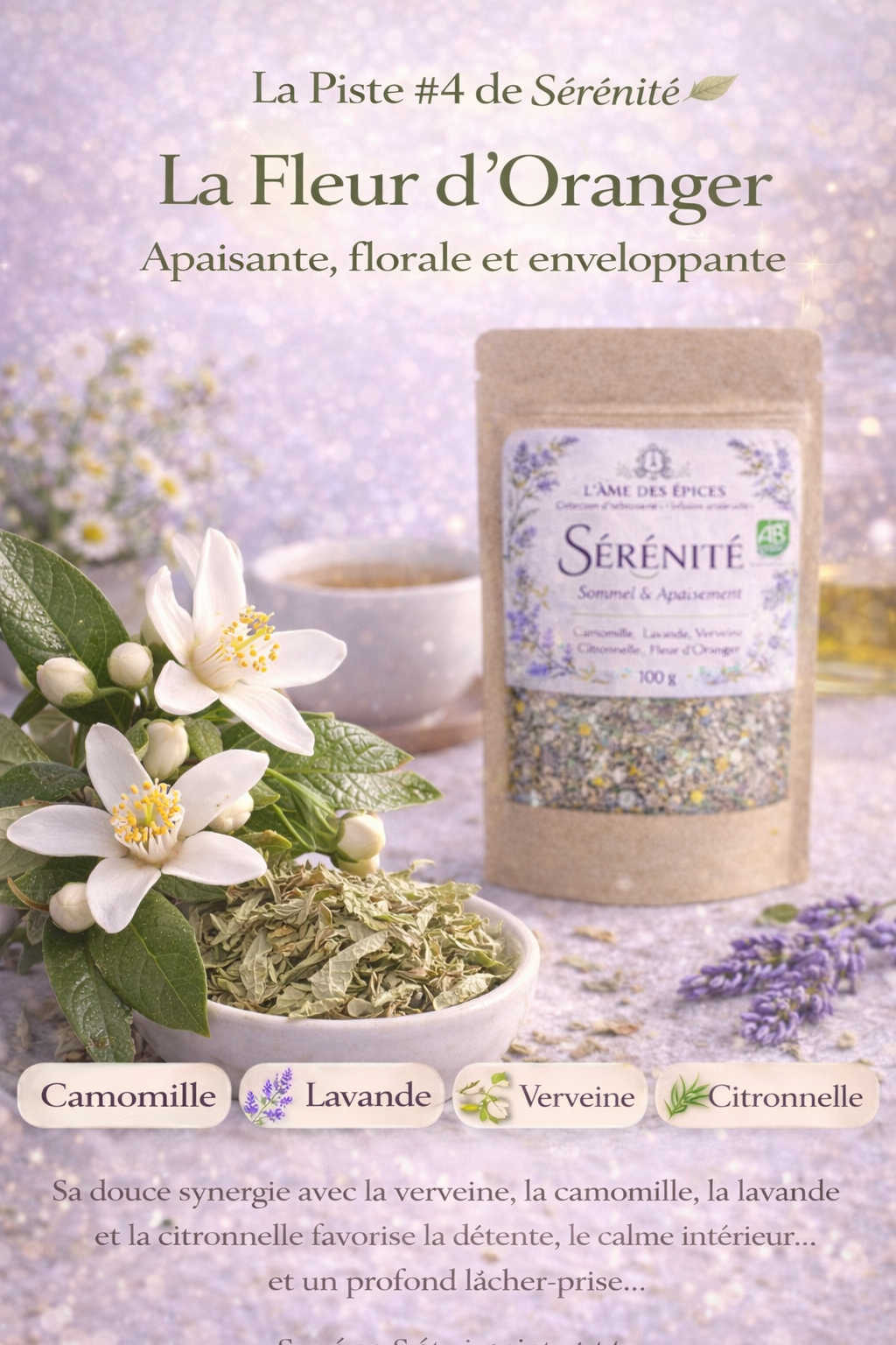 Infusion Sérénité-Apaisement & Sommeil /L’Âme des Épices Product vendor
