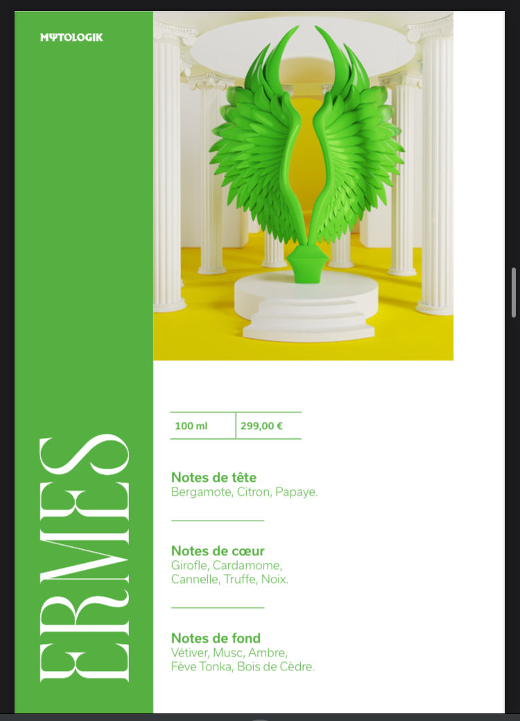 Mytologik Full Set
Le coffret comprend :
• AFRODITE (100 ml)
• ARTEMIDE (100 ml)
• MEDUSA (100 ml)
• APOLLO (100 ml)
• ER Product vendor