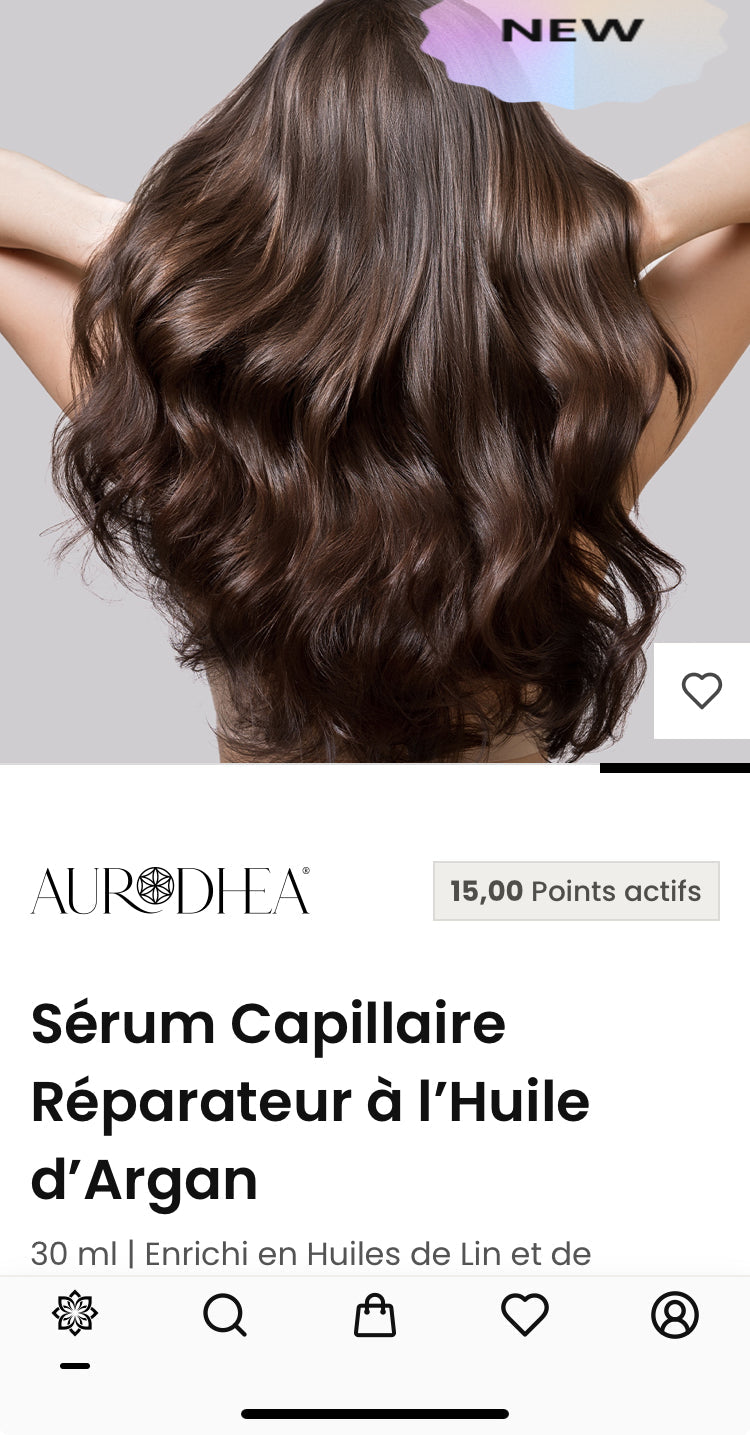 Sérum Capillaire Réparateur à l’Huile d’Argan
30 ml | Enrichi en Huiles de Lin et de Macadamia et en Vitamine Product vendor