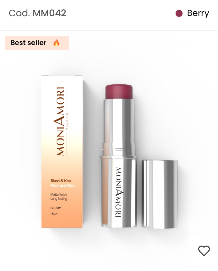 Blush & Kiss | Multi-use Stick
7 g | Berry Product vendor