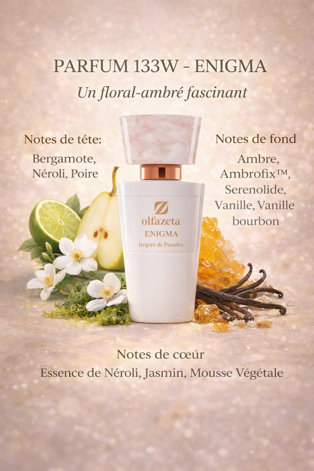 133W inspiré de paradoxe - Olfazeta Enigma - Parfum femme
70 ml | Essence 30% Product vendor