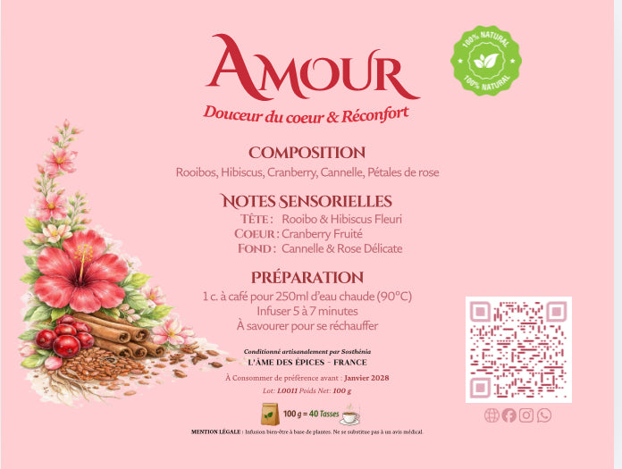 Infusion Amour - Douceur & Réconfort /L’Âme des Épices Product vendor