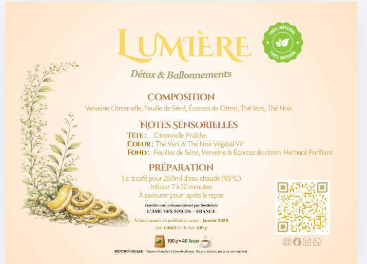 Infusion Lumière – Digestion & Vitalité | L’Âme des Épices Product vendor