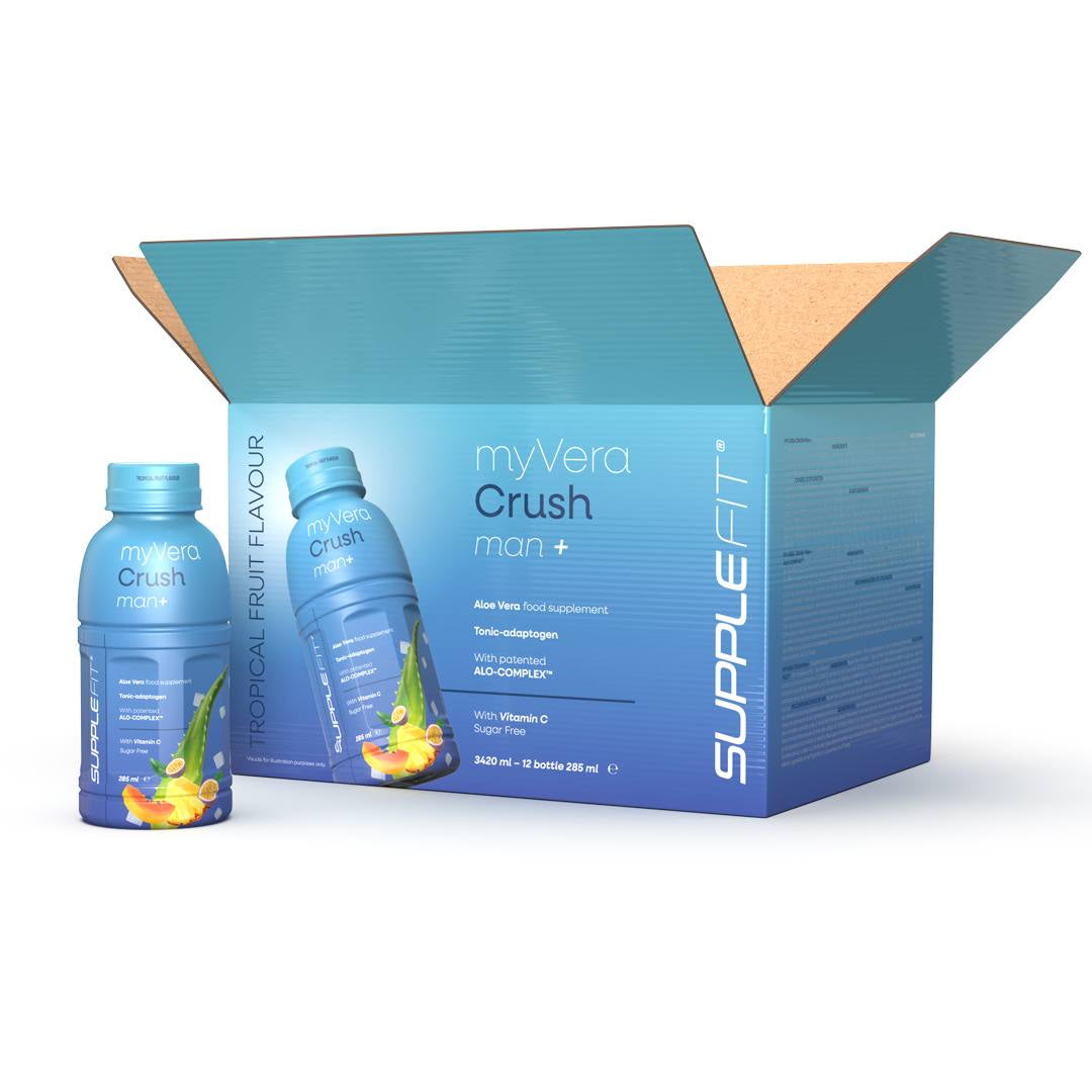 MYVERA CRUSH Man + | Complément alimentaire en bouteille unidose de 285 ml Product vendor