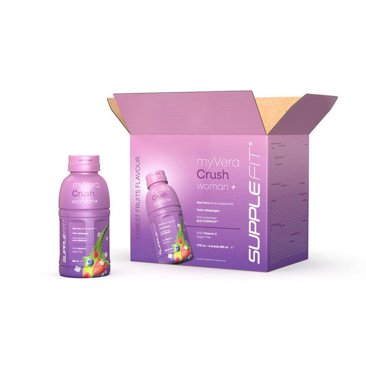 MYVERA CRUSH Woman + | Complément alimentaire en bouteille unidose de 285 ml (12 bouteilles) Product vendor