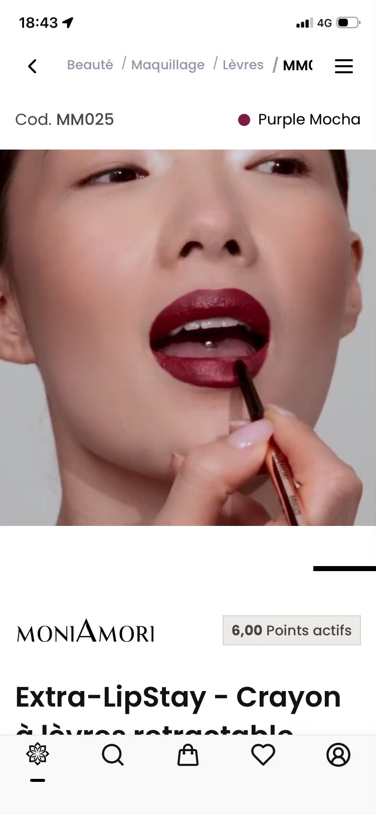 Extra-LipStay - Crayon à lèvres retractable
0.3 g-MoniAmori-MM025