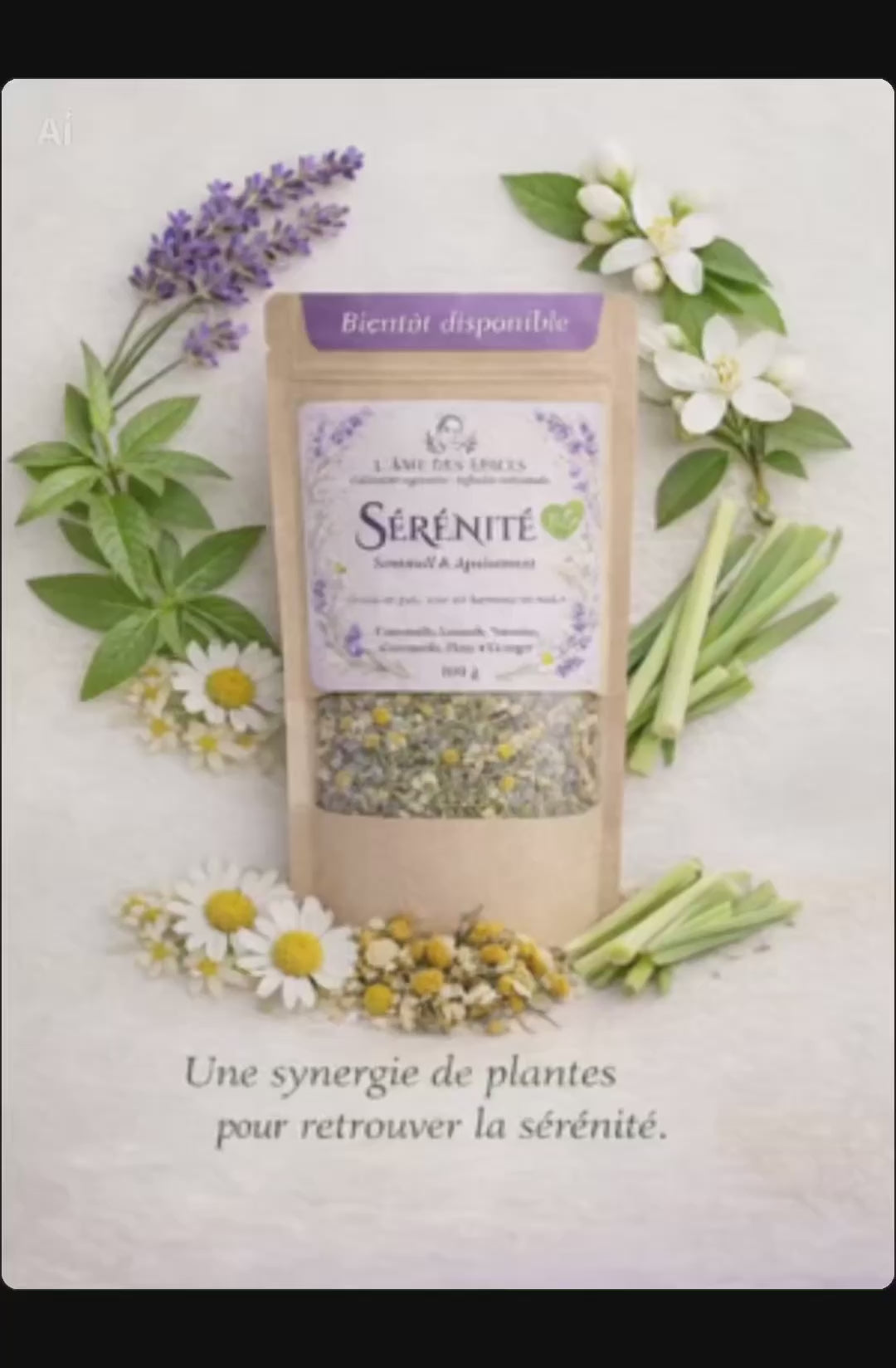 Infusion Sérénité-Apaisement & Sommeil /L’Âme des Épices